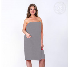 Килт для бани и сауны женский АртДизайн серебро