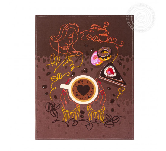 Набор полотенец из рогожки АртДизайн Бариста