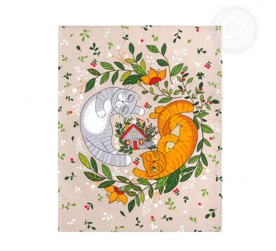 Набор полотенец из рогожки АртДизайн Мурлыка