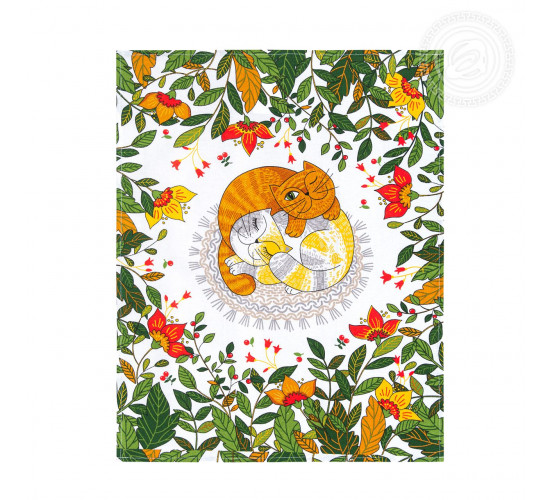 Набор полотенец из рогожки АртДизайн Мурлыка