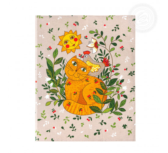 Набор полотенец из рогожки АртДизайн Мурлыка