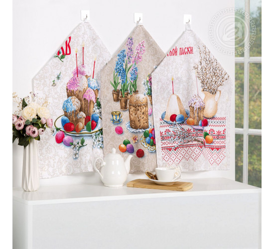 Набор полотенец из рогожки АртДизайн Пасхальные традиции