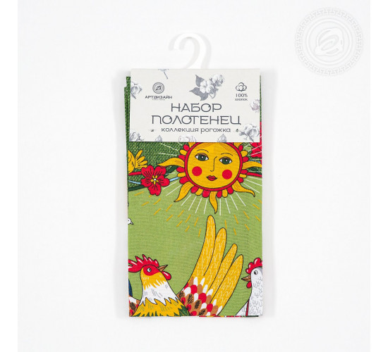 Набор полотенец из рогожки АртДизайн Угощение