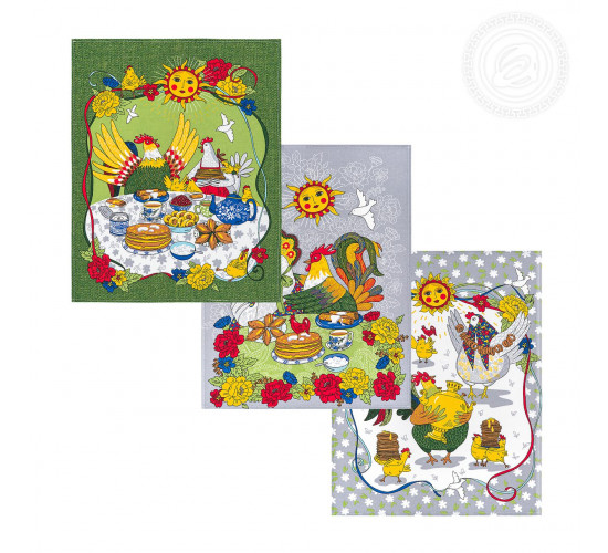 Набор полотенец из рогожки АртДизайн Угощение