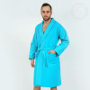 Халат с воротником АртДизайн Банный цвет бирюзовый