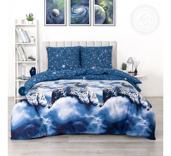 Постельное белье бязь АртПостель Созвездие леопарда