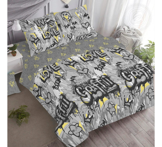 Постельное белье бязь АртПостель Стрит-Арт