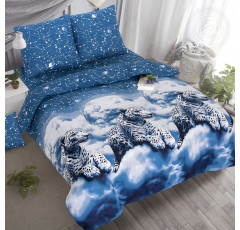 Постельное белье поплин АртПостель Созвездие леопарда