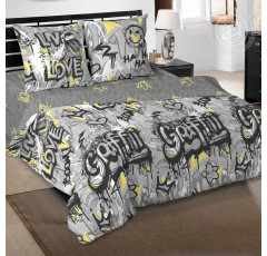 Постельное белье поплин АртПостель Стрит-Арт